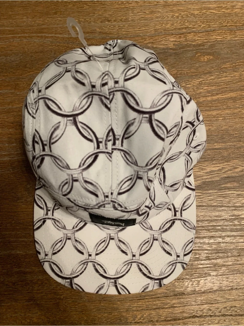 New Stussy White Chain Cap Baseball Yupoong Sample